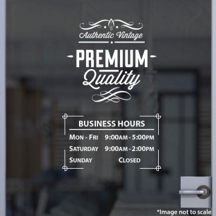 Open Hours With Logo Style 25